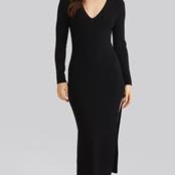 NWT 525 Allison Maxi Lace Up Back Dress L - Picture 1 of 11